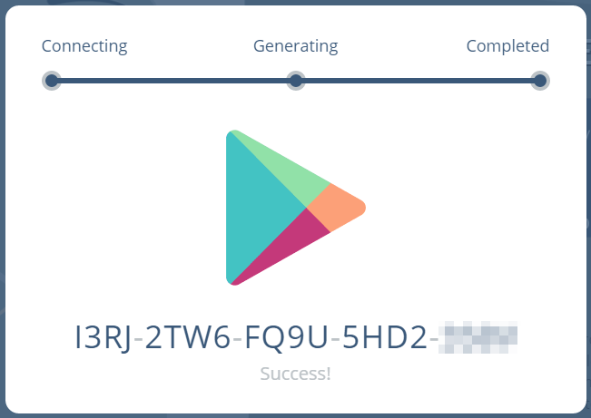 Free Google Play Gift Card