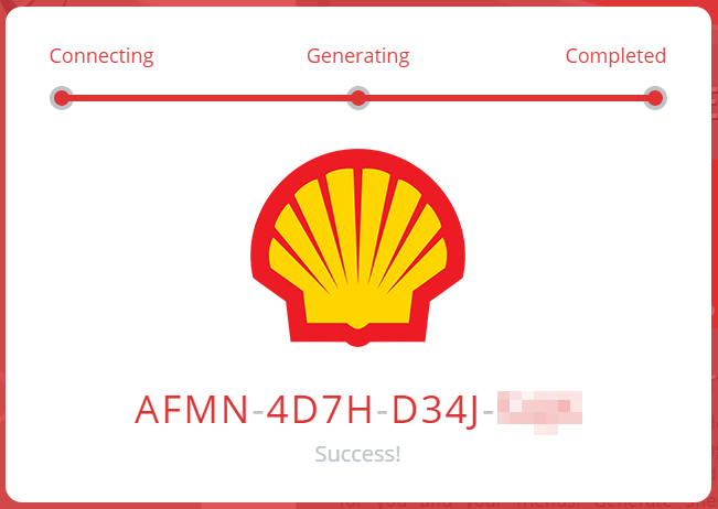 Free Shell Gift Card